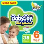 بيبي جوي حفاضات (6) كبير 38 حفاضة
