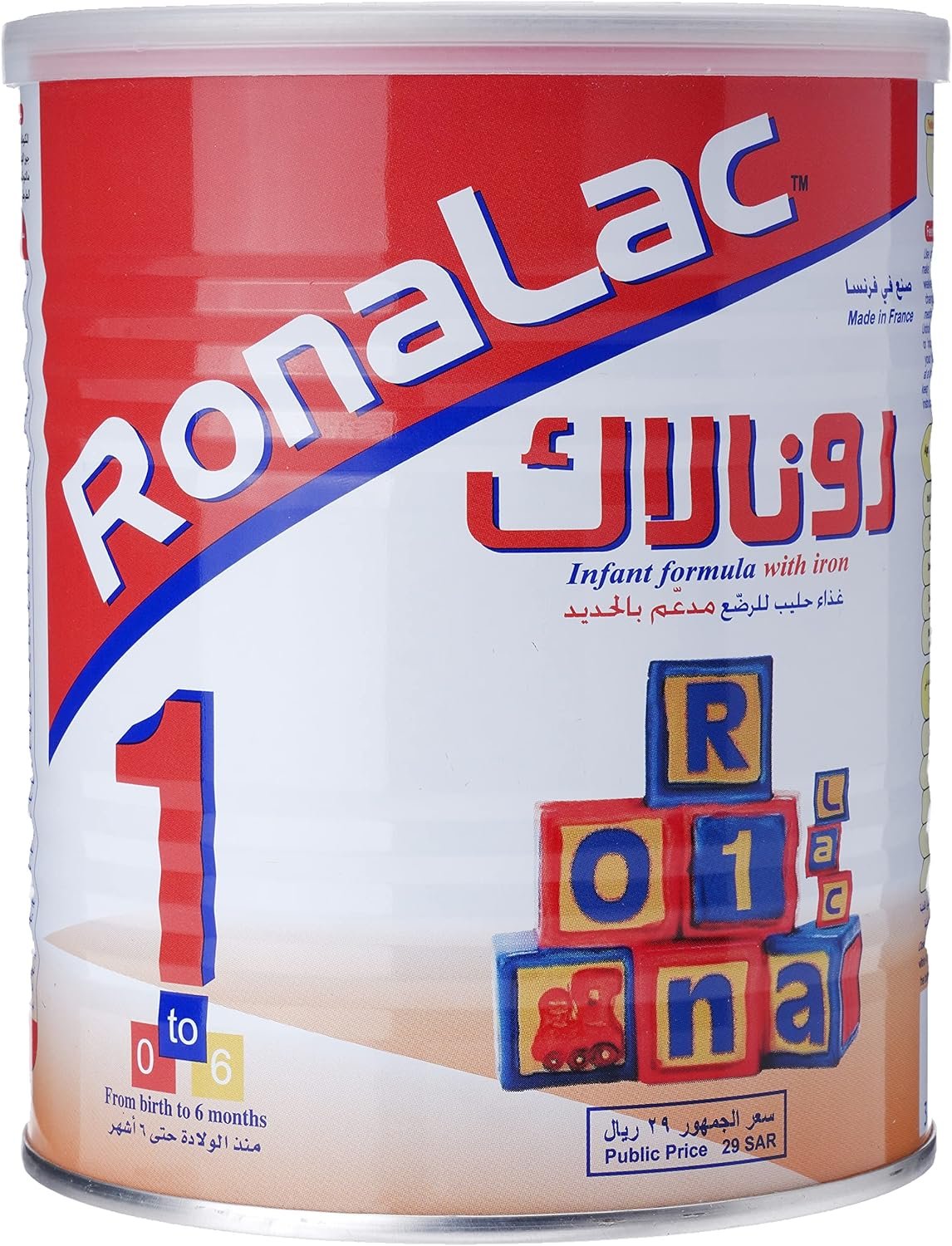 91LR3gH9aRL._AC_SL1500_ رونالاك (1) حليب أطفال 400 جم - الصورة 1