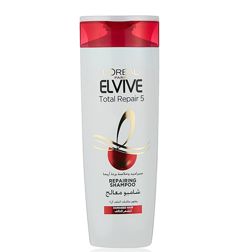 L'Oréal Paris Elvive Repair Shampoo for Damaged Hair – 400ml شامبو لوريال باريس الفيف معالج للشعر التالف - 400 مل - الصورة 1
