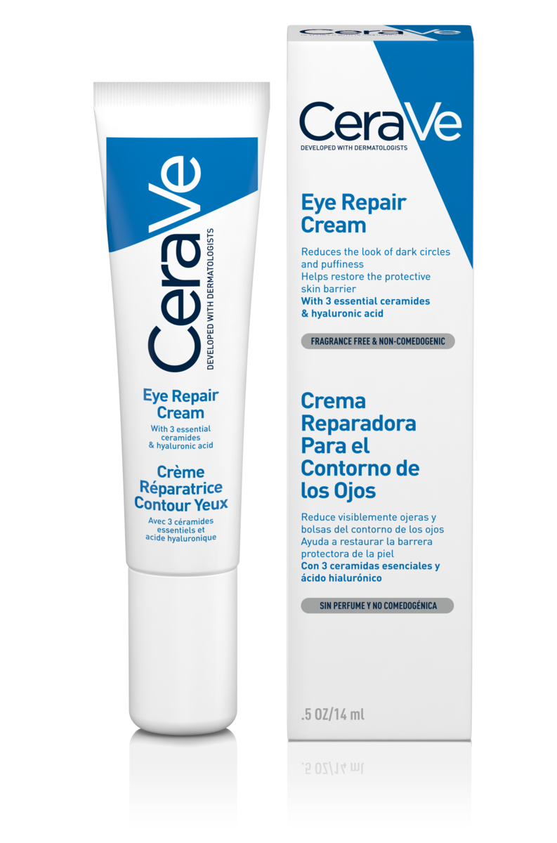 cerave-eye-repair-cream-14-ml-5opng سيرافي، كريم، منطقة حول العين، للهالات السوداء والانتفاخات - 14 مل - الصورة 1