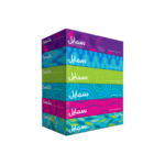 مناديل وجه طبقتان سمايل 100 منديل – 6 عبوة