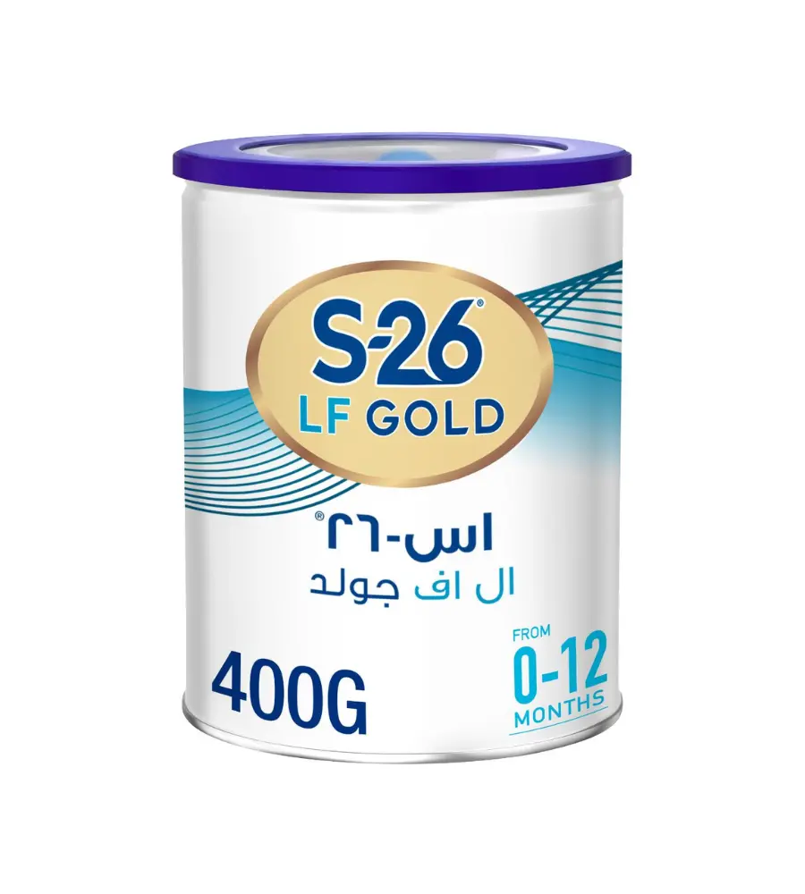 S26 Baby Milk Lf Gold 400 Gm اس- 26 جولد ال اف خالي من اللاكتوز 400 جم - الصورة 1