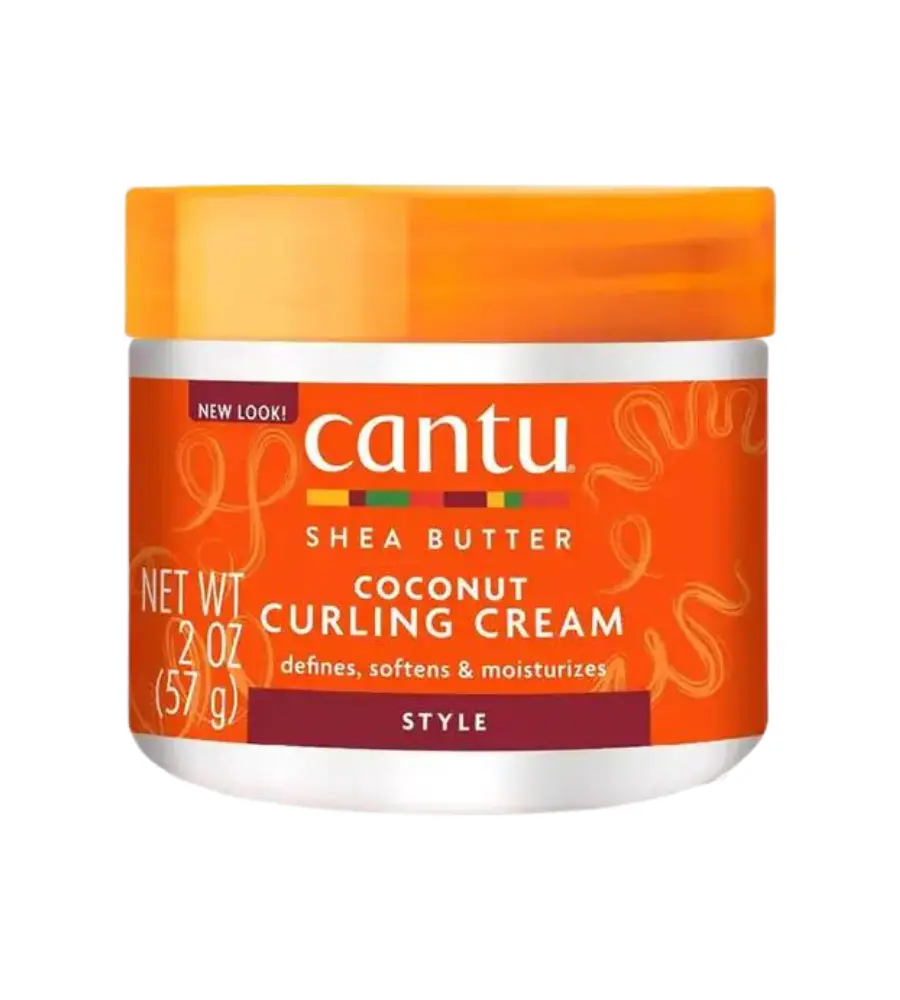 Cantu Coconut Curling Cream 340 gm كانتو كريم تجعيد بجوز الهند وزبدة الشيا 340 جم - الصورة 1